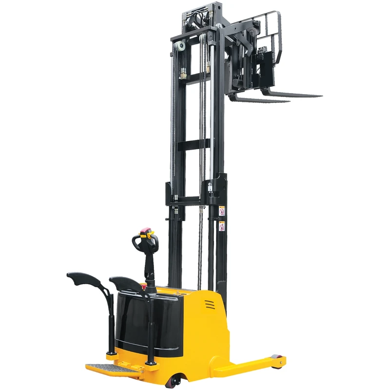 Elektrische reachtruck met meerijplatform en magneetventielbediening (EVV15DDS/EVV20DDS-P), 1500-2000 kg, 2000-6000 mm