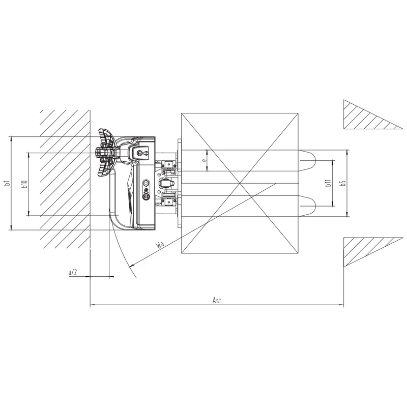 Elektrische dubbeldekstapelaar ESV10-I/ESV12-I