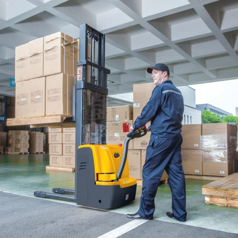 Elektrische palletstapelaar EVV10, EVV12 en EVV15 met AC-aandrijving