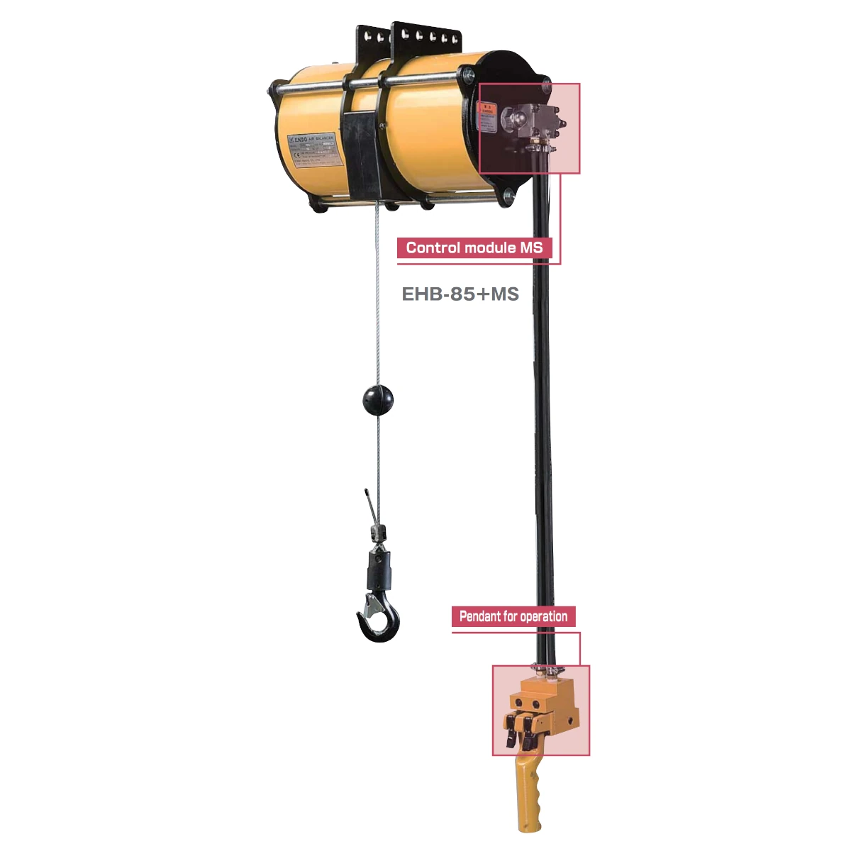 ENDO ATEX pneumatische balancer EHB (MS-module) 0–270 kg