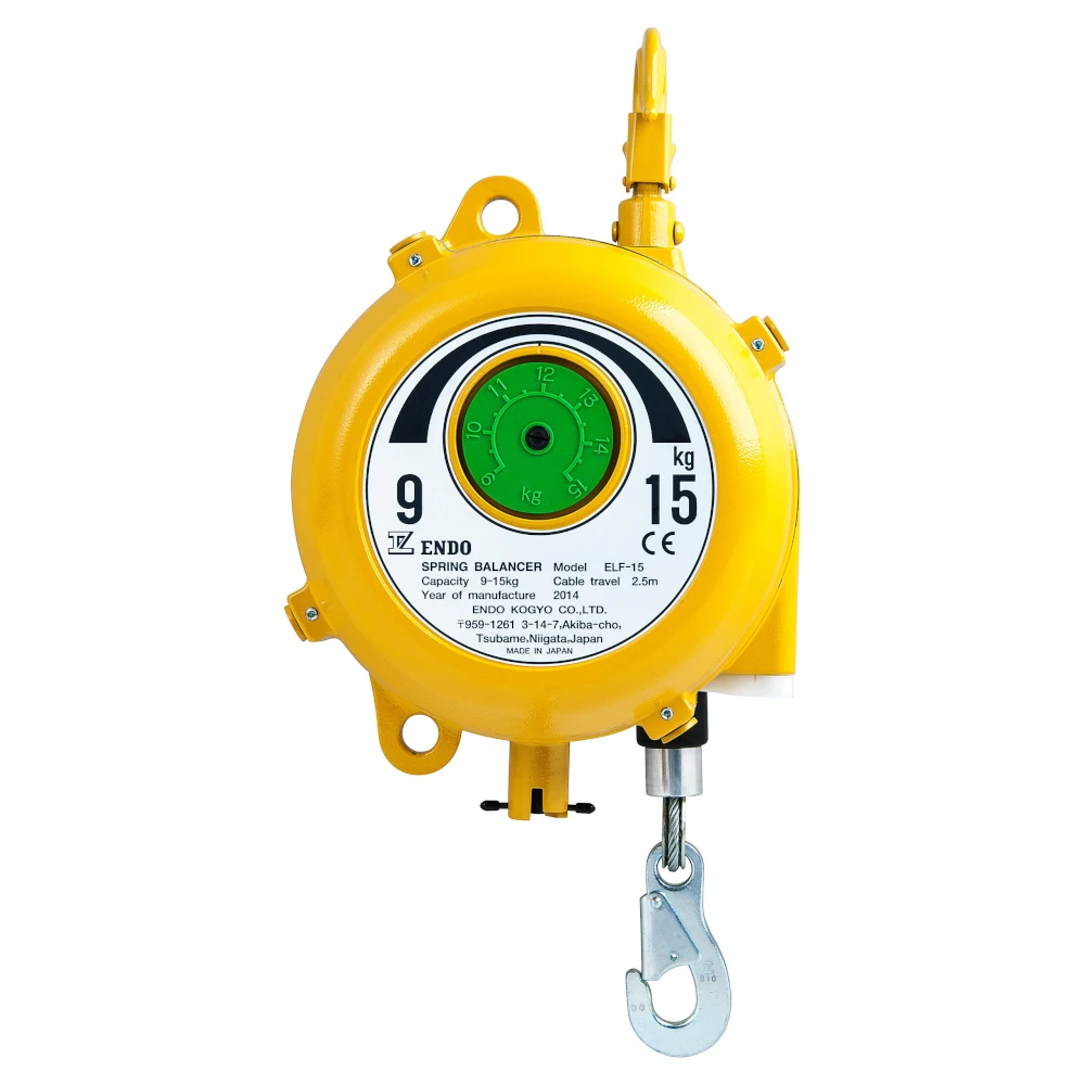 ENDO veerbalancer met lange slag (ELF-15) 9-15 kg