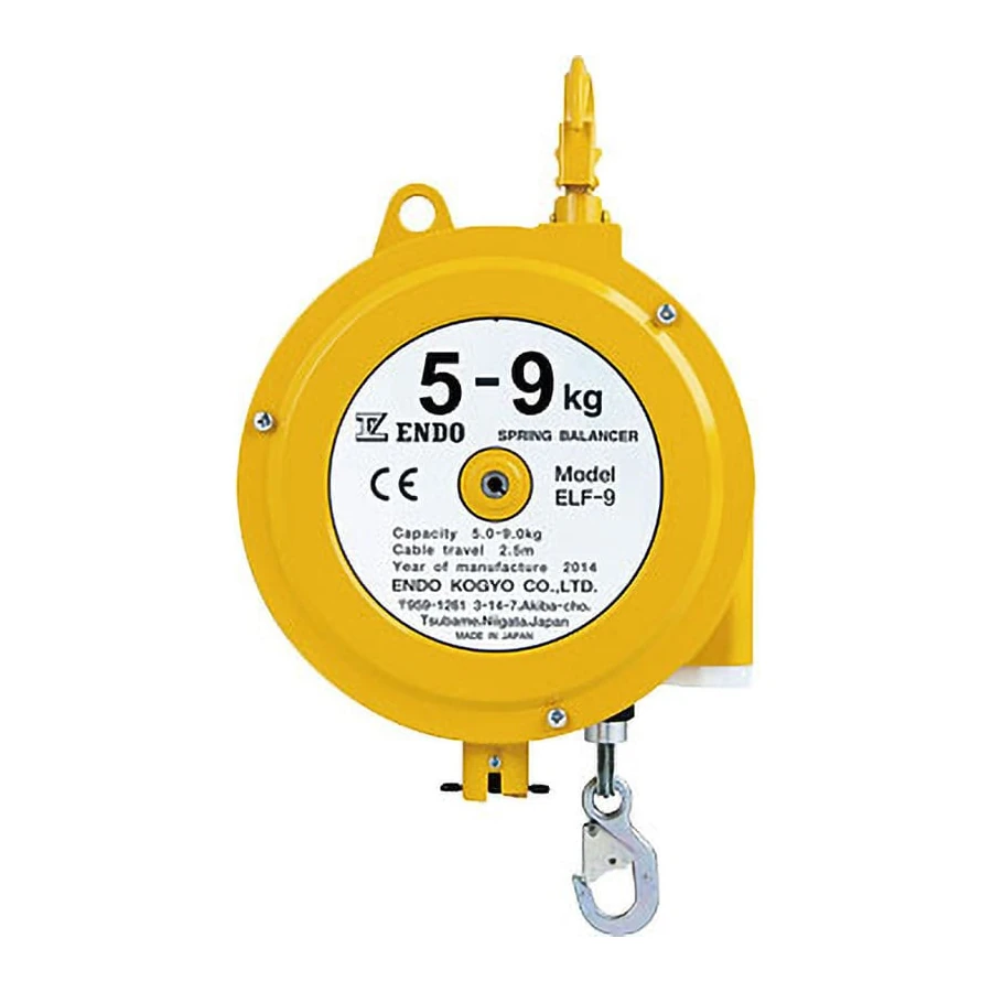 ENDO veerbalancer met lange slag (ELF-9) 5-9 kg