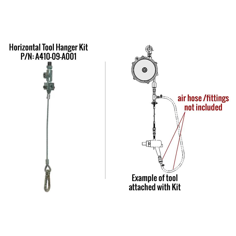 ENDO THB-15A veerbalancer met stalen draaibare bovenhaak