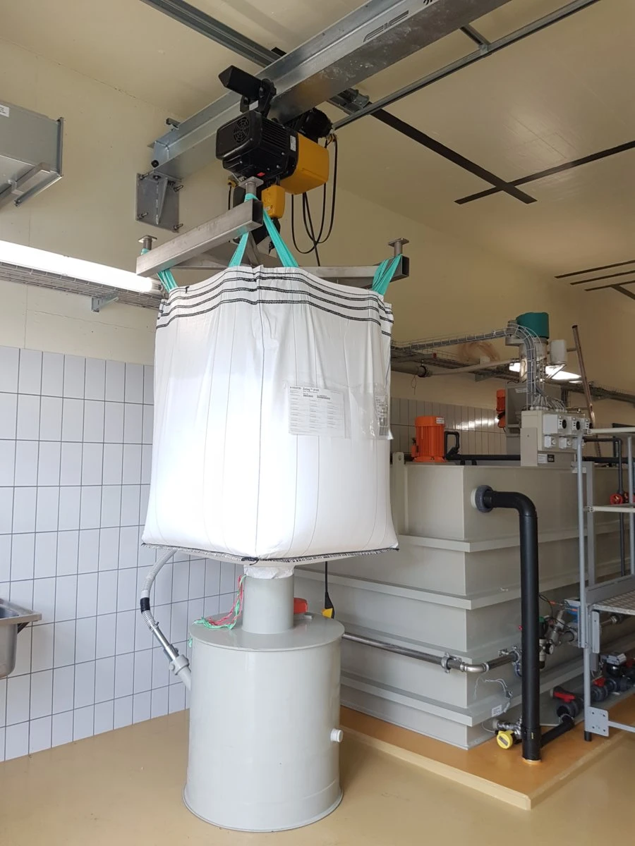 Roestvaststalen ketting en lasthaak van de GIS GPR