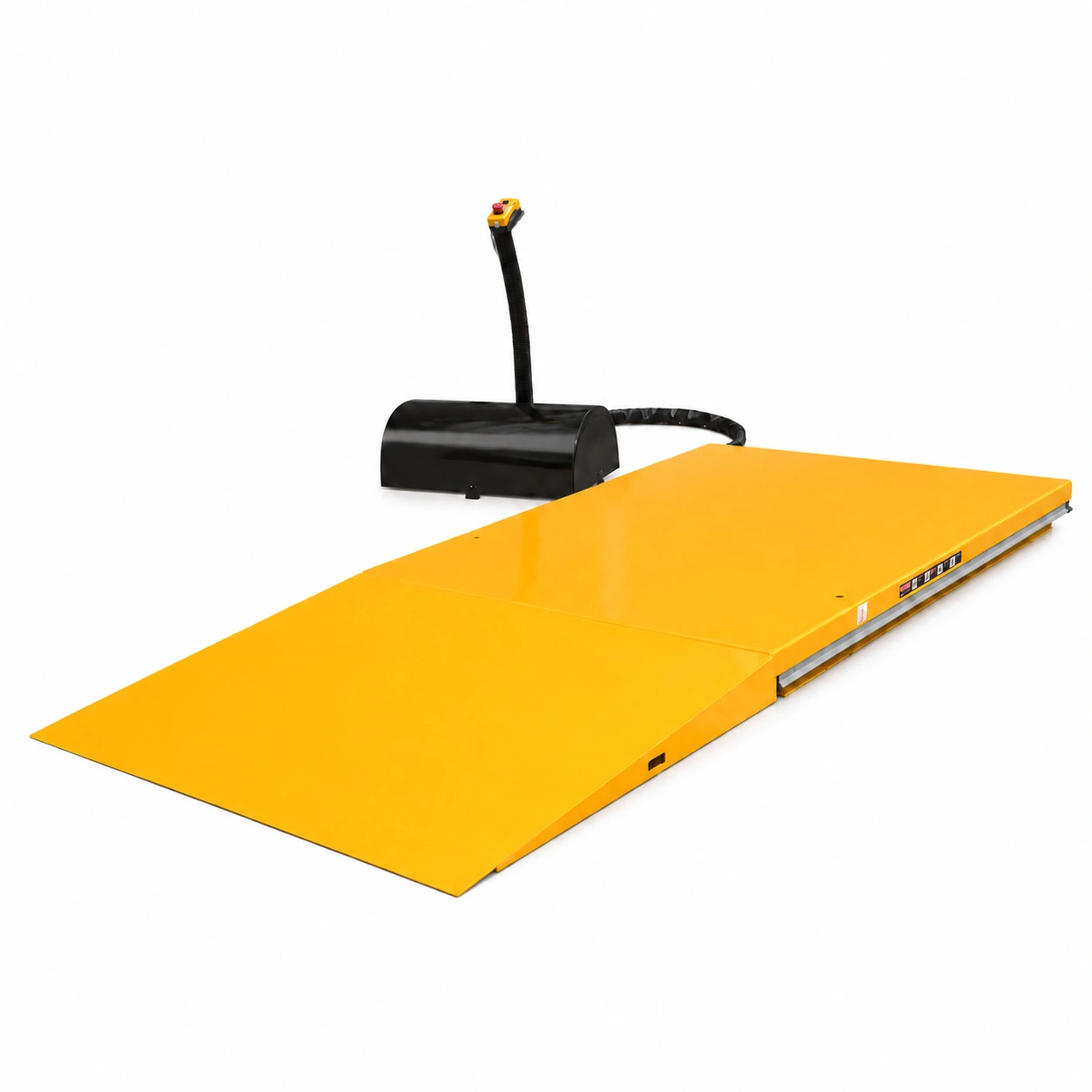 Laagprofiel-heftafel met oprijplaat 1000-2000 kg