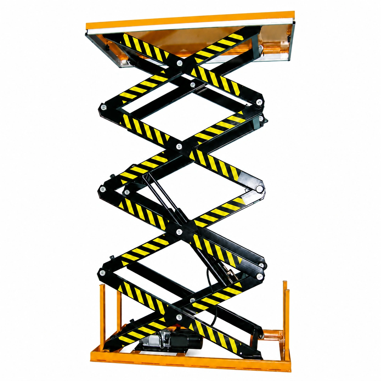 Viervoudige schaarheftafel 400-2000 kg