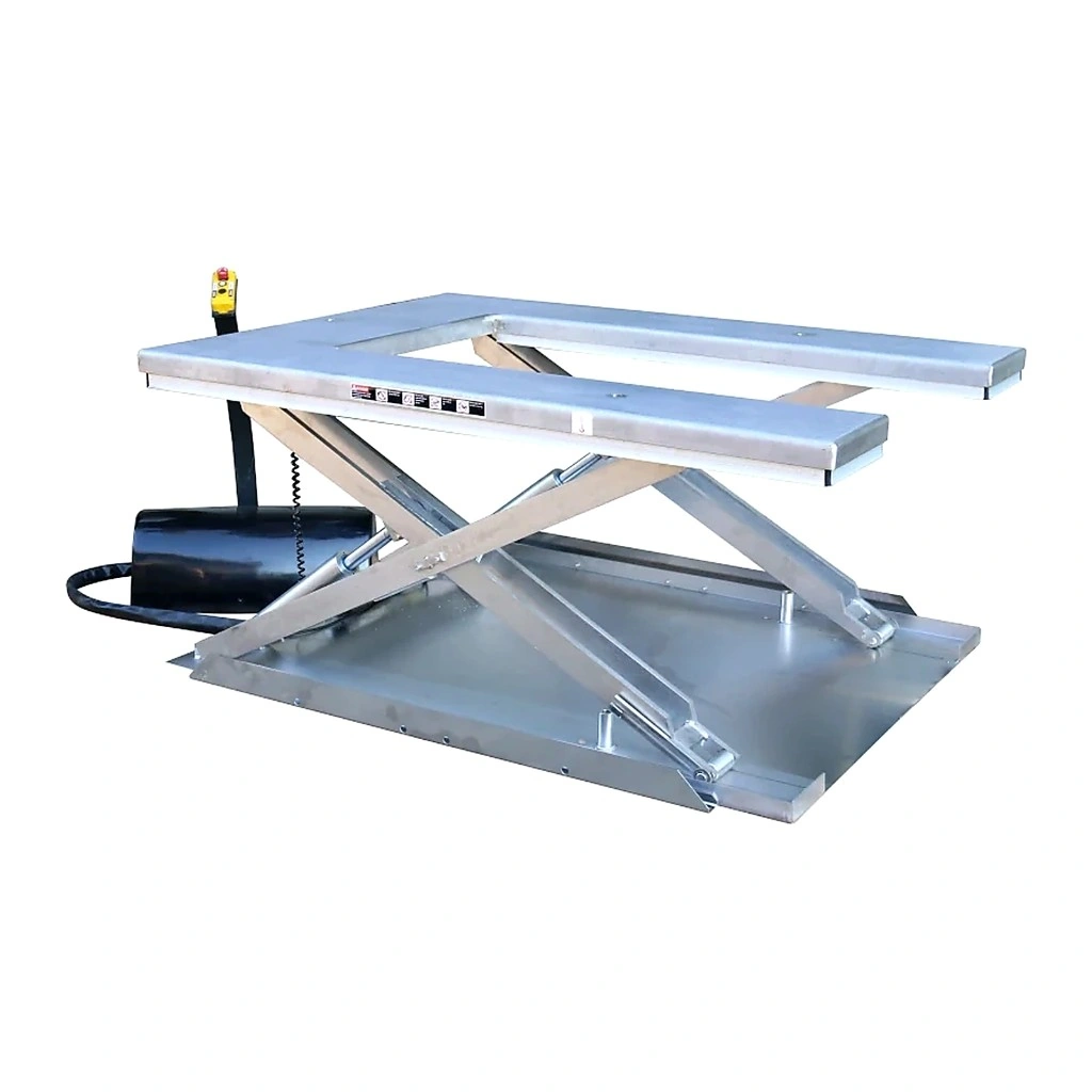 RVS U-vormige heftafel AISI 304 (UHS1000S) 1000 kg
