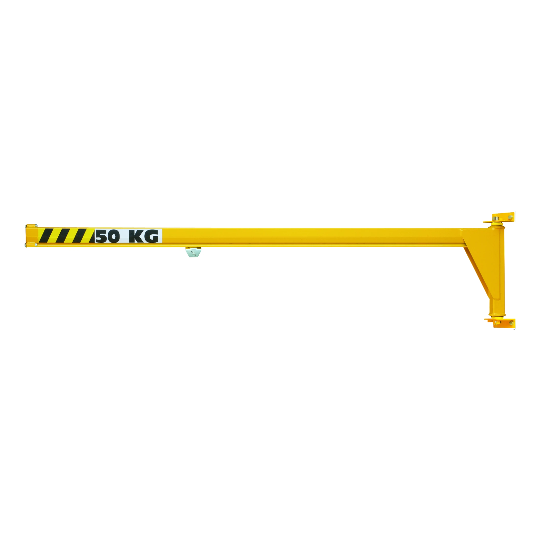 Wandzwenkkraan met lage bouwhoogte en loopkat (NZDK) 50-100 kg, 2-5 m