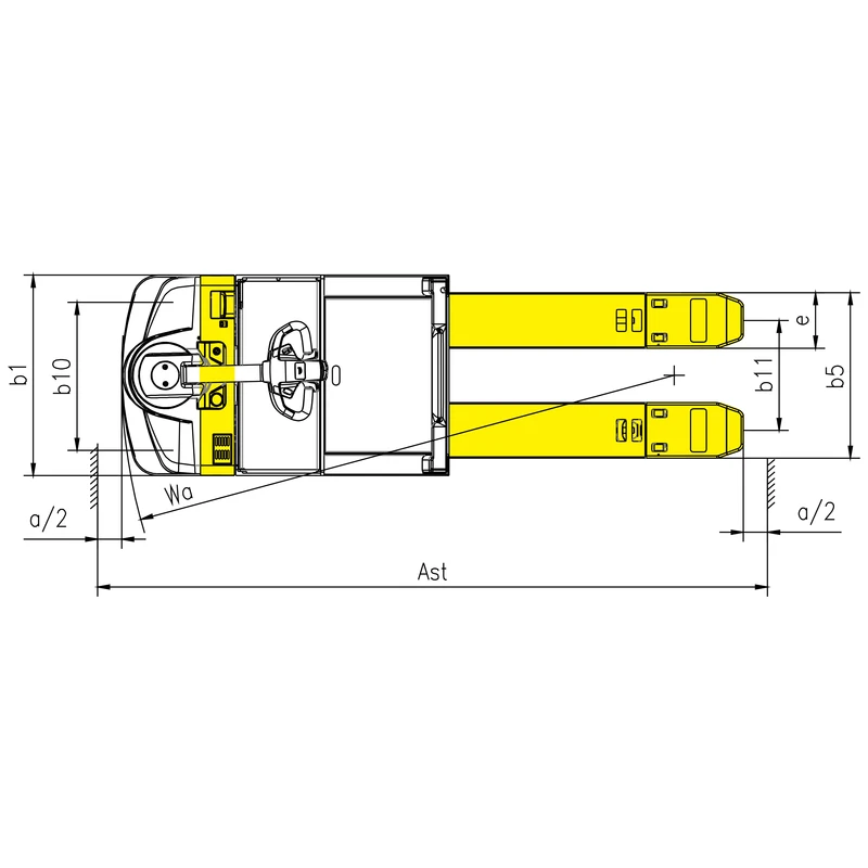 Ergonomische laagheffende orderverzameltruck NKV30-P