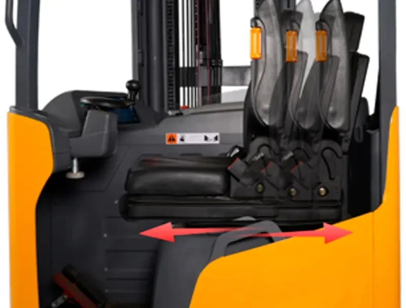 Professionele reachtruck REV20D voor smalle magazijngangen