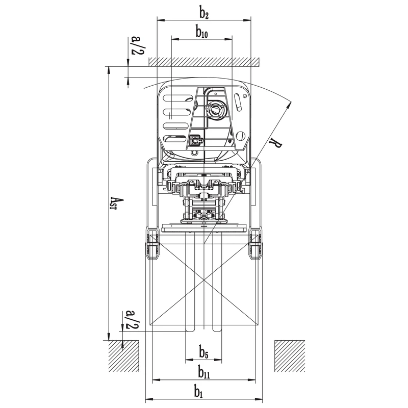 Elektrische reachtruck REV15DS/REV18DS, 1500-1800 kg, afbeelding 10