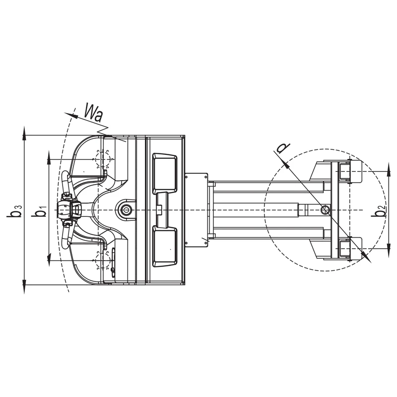Ergonomische elektrische trekker VEV25H voor magazijngebruik